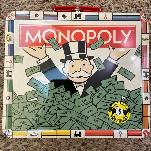 Hasbro Storage Organization New Nwot Metal Mr Monopoly